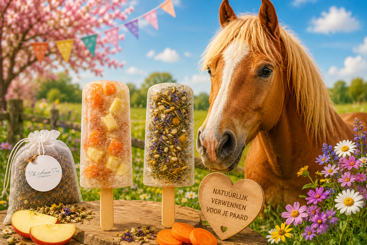 Thee-ijsjes voor paarden: Zo maak je ze met onze thee! 🍦🐴