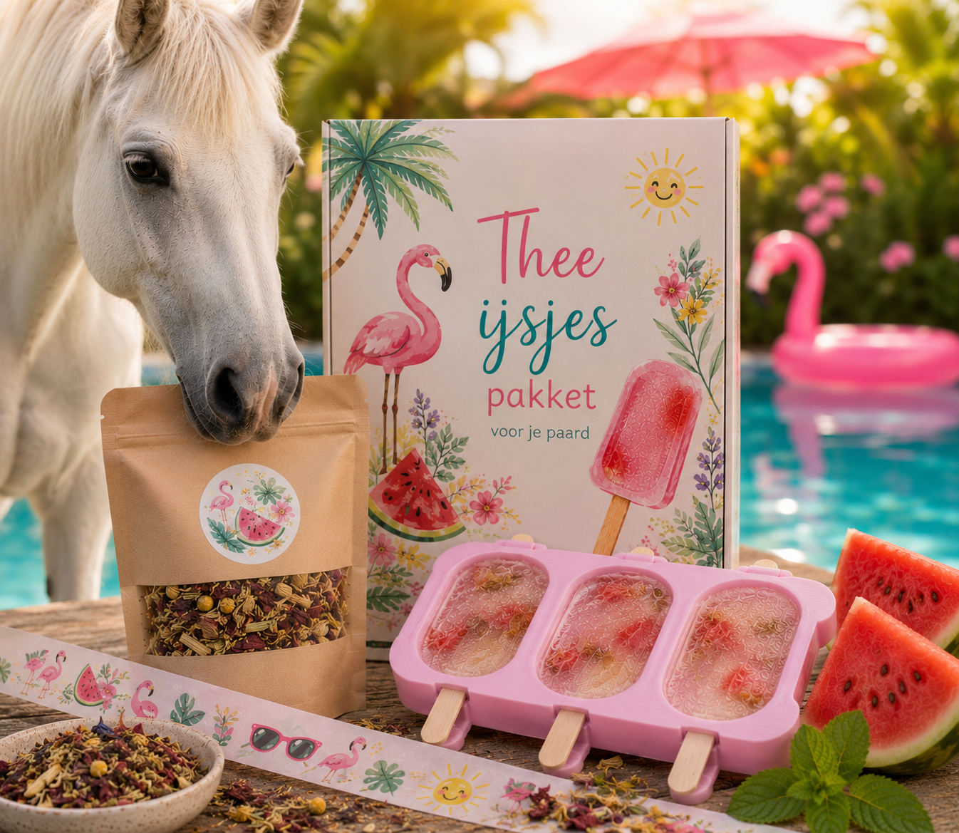 DIY Paarden Thee ijsjes pakket